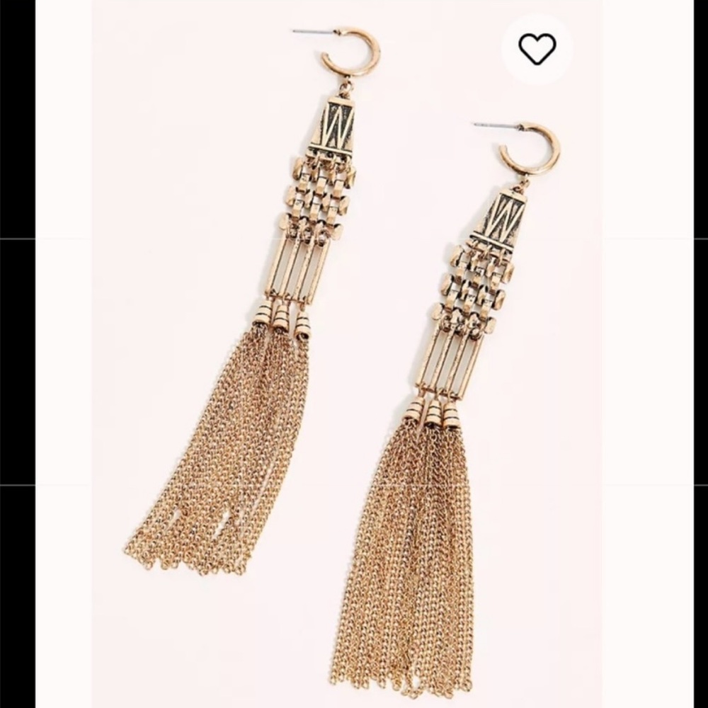 NWT Gold Free People Earrings